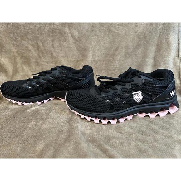 K-Swiss Tubes 200 Womens 8 Black Pink Running Shoe Jogging - Picture 8 of 9